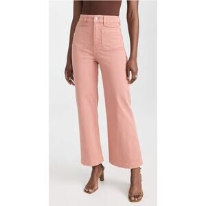 Every Pink Wide Leg Crop Denim Jean Pant size 10